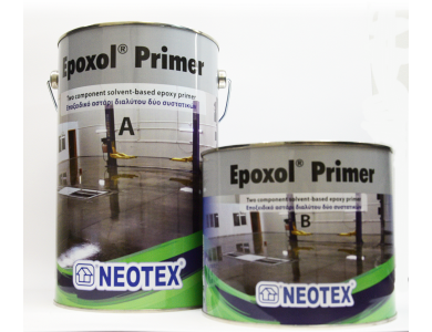 Neotex Epoxol Primer Διάφανο 10Kg (A+B) Eποξειδικό Αστάρι Διαλύτου Δύο Συστατικών