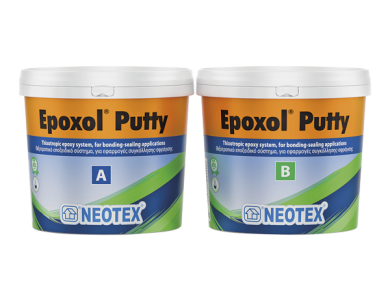 Neotex Epoxol Putty (Στόκος) 6Kg (A+B) Εποξειδικό Σύστημα Δύο Συστατικών για Σφράγιση -Στερέωση- Συγκόλληση