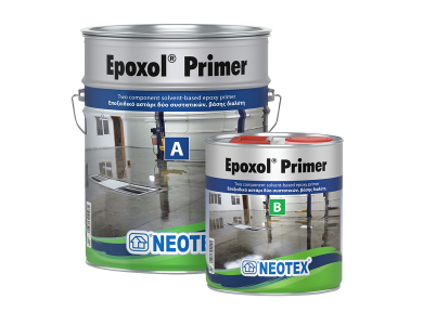 Neotex Epoxol Primer Διάφανο 10Kg (A+B) Eποξειδικό Αστάρι Διαλύτου Δύο Συστατικών