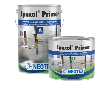 Neotex Epoxol Primer Διάφανο 0,8Kg (A+B) Eποξειδικό Αστάρι Διαλύτου Δύο Συστατικών