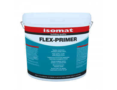 Isomat Flex Primer Λευκό 10Kg Ακρυλικό Αστάρι Νερού