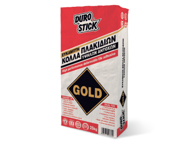 Durostick Gold Λευκή 5Κg Εύκαμπτη Κόλλα Πλακιδίων Υψηλών Αντοχών