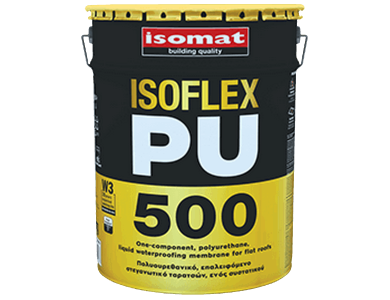 Isomat Isoflex PU500 Λευκό 25kg Πολυουρεθανικό Επαλειφόμενο Στεγανωτικό Ταρατσών