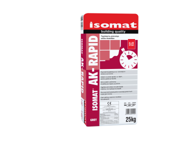 Isomat AK-Rapid Γκρι 25Kg Ταχύπηκτη Ρητινούχα Κόλλα Πλακιδίων