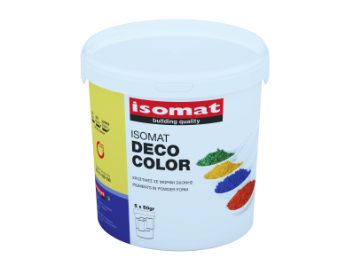 Isomat Deco Color Καφέ Ανοιχτό 50Gr Χρωστική Ανόργανης Σκόνης για Χρωματισμό Κονιαμάτων και Σκυροδέματος