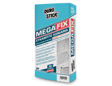 Durostick Megafix Λευκό 25Kg Εύκαμπτο Κονιαμα Επισκευής και Στεγανοποιησης Τοιχοποιίας