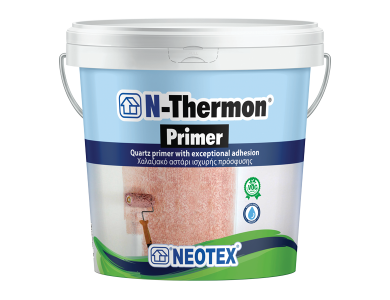 Neotex N-Thermon Primer 15Kg Χαλαζιακό Αστάρι Υψηλής Πρόσφυσης με άμμο Μικρής και Μεσαίας Κοκκομετρίας