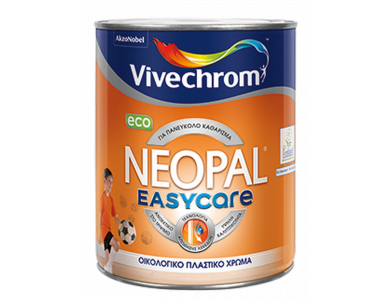 Vivechrοm Νeοpal Easycare Eco Λευκό 1Lt Πλαστικό Οικολογικό χρώμα Ματ
