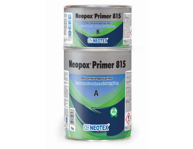 Neotex Neopox Primer 815 Γκρι 1,2Kg (A+B) Αντισκωριακό Εποξειδικό Αστάρι Δύο Συστατικών