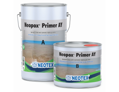 Neotex Neopox Primer ΑΥ Διάφανο 1Kg (A+B) Eποξειδικό Αντιοσμωτικό Αστάρι Δύο Συστατικών Χωρίς Διαλύτες
