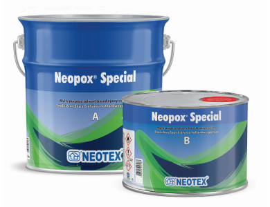 Neotex Neopox Special Λευκό (RAL9003) 5Kg (Α+Β) Εποξειδική Βαφή Διαλύτου Δύο Συστατικών για Εφαρμογές Δαπέδων