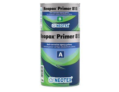 Neotex Neopox Primer 815 Γκρι 1,2Kg (A+B) Αντισκωριακό Εποξειδικό Αστάρι Δύο Συστατικών