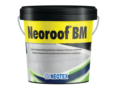 Neotex Neoroof ΒΜ Λευκό 13Kg Υβριδικό Ελαστομερές Στεγανωτικό Ταρατσών για Εφαρμογές σε Ασφαλτικά