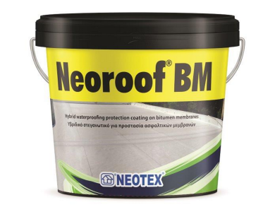 Neotex Neoroof ΒΜ Λευκό 13Kg Υβριδικό Ελαστομερές Στεγανωτικό Ταρατσών για Εφαρμογές σε Ασφαλτικά