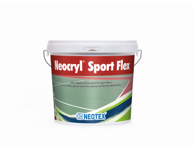 Neotex Neocryl Sport Flex Πράσινο (RAL6000) 12Kg Ειδική Βαφή για δάπεδα Γηπέδων και χώρων Αθλοπαιδιών