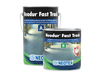 Neotex Neodur Fast Track Λευκό (RAL9003) 5Kg (A+B) Επαλειφόμενο Ταχυστέγνωτο Σύστημα Αλειφατικής Πολυουρίας
