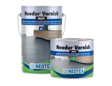 Neotex Neodur Varnish Mat Διάφανο 15,6 Kg (Α+Β) Πολυουρεθανικό Βερνίκι Δύο Συστατικών Με Φίλτρα UV Ματ