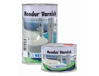 Neotex Neodur Varnish Διάφανο 5Kg (Α+Β) Πολυουρεθανικό Βερνίκι Δύο Συστατικών Με Φίλτρα UV