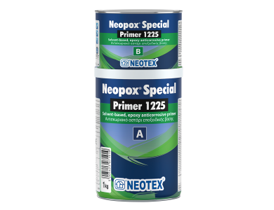 Neotex Neopox Special Primer 1225 Κεραμιδί 1Kg (A+B) Αντισκωριακό Εποξειδικό Αστάρι Δύο Συστατικών