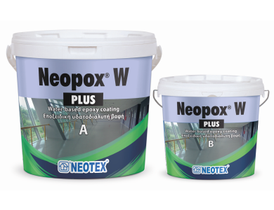  Neotex Neopox W Plus Γκρι (RAL7035) 5Kg (Α+Β) Εποξειδική Υδατοδιαλυτή Βαφή Δύο Συστατικών Σατινέ