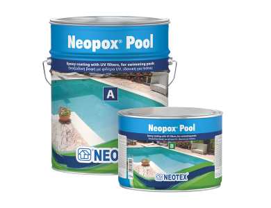 Neotex Neopox Pool 2930 Μπλε 5Kg (A+B) Εποξειδική Βαφή Δύο Συστατικών με Φίλτρα UV για Πισίνες