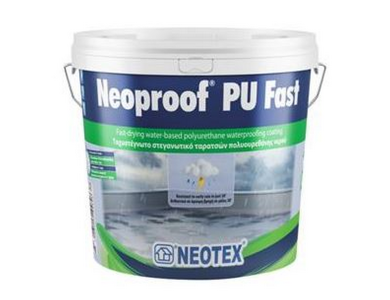 Neotex Neoproof PU Fast Λευκό 13Kg Ταχυστέγνωτο Στεγανωτικό Ταρατσών βάσης Πολυουρεθάνης Νερού