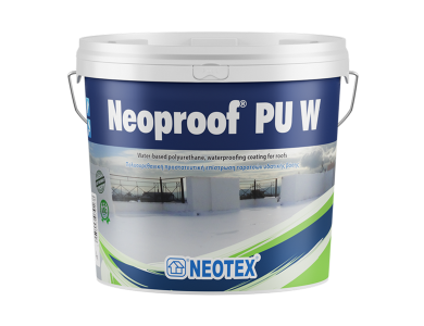 Neotex Neoproof PU W Λευκό 13Kg Στεγανωτικό Ταρατσών Αλειφατικής Πολυουρεθάνης Νερού