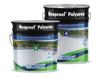 Neotex Neoproof Polyurea Λευκή 21Kg (13A:8B) Επαλειφόμενη Αλειφατική Πολυουρία Δύο Συστατικών