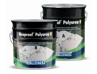 Neotex Neoproof Polyurea R Λευκή 4,75Kg (3,25A:1,50B) Επαλειφόμενη Πολυουρία Δύο Συστατικών 