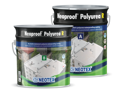 Neotex Neoproof Polyurea R Λευκή 4,75Kg (3,25A:1,50B) Επαλειφόμενη Πολυουρία Δύο Συστατικών
