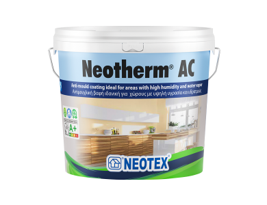 Neotex Neotherm AC Λευκό 3Lt Αντισυμπυκνωτική Αντιβακτηριδιακή βαφή Eσωτερικών Χώρων