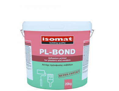 Isomat PL-Bond Ροζέ 20Kg Αστάρι Πρόσφυσης Σοβάδων για Λείες ή μη Απορροφητικές Επιφάνειες