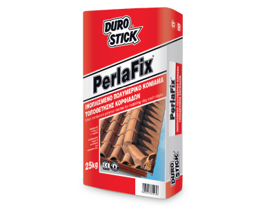 Durostick Perlafix Κεραμιδί 25Kg Ινοπλισμένο Πολυμερικό Κονίαμα Τοποθέτησης Κορφιάδων