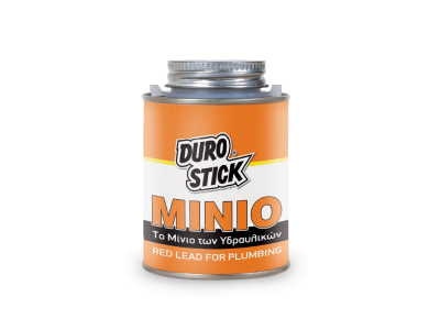 Durostick Μίνιο Υδραυλικών Πορτοκαλί 0,25Kg Ελαστομερές Αντιδιαβρωτικό