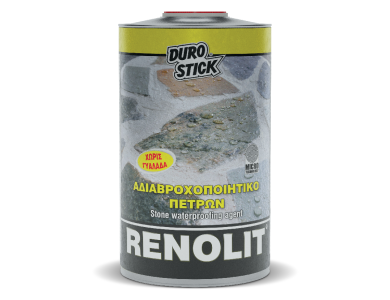 Durostick Renolit Διάφανο 4Lt Αδιαβοχοποιητικό Πετρών