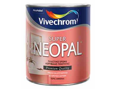 Vivechrom Super Neopal Λευκό 0,750Lt  Πλαστικό χρώμα Ματ