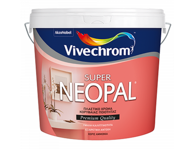 Vivechrom Super Neopal Λευκό 3Lt  Πλαστικό χρώμα Ματ