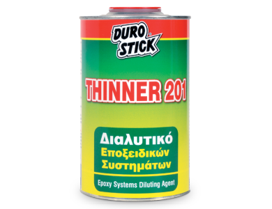 Durostick Thinner 201 Διάφανο 1Lt Διαλυτικό Εποξειδικών Συστημάτων