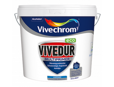 Vivechrom Vivedur Multiprimer 10Lt Σιλικονούχο Ακρυλικό Αστάρι Νανοτεχνολογίας