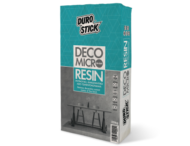 Durostick DS- 259 Deco Micro Resin Γκρι Ανοιχτό 20Kg Ρητινούχο Λείο Διακοσμητικό Τσιμεντοκονίαμα