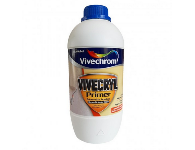 Vivechrom Vivecryl Primer Έγχρωμο 1Lt Σιλικονούχο Ακρυλικό Μικρονιζέ Αστάρι Νερού