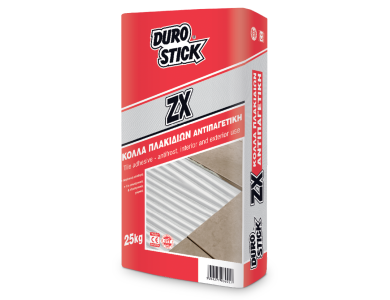 Durostick ZX Γκρι 25Kg Αντιπαγετική Κόλλα Πλακιδίων